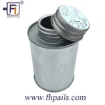 בורג סיבוב פח פחית עבור דבק